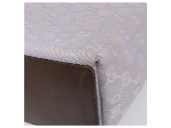 Borsa Tote GUCCI GG Canvas Lavende Silver 31244 Auth 200244 Argento Lavanda - vista 12