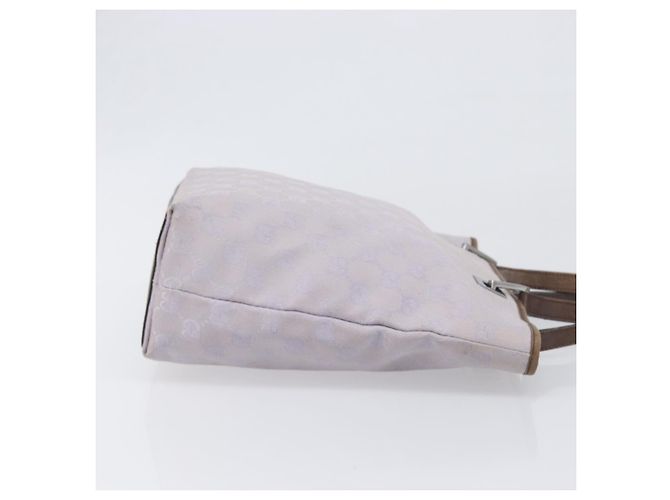 Borsa Tote GUCCI GG Canvas Lavende Silver 31244 Auth 200244 Argento Lavanda - vista 4