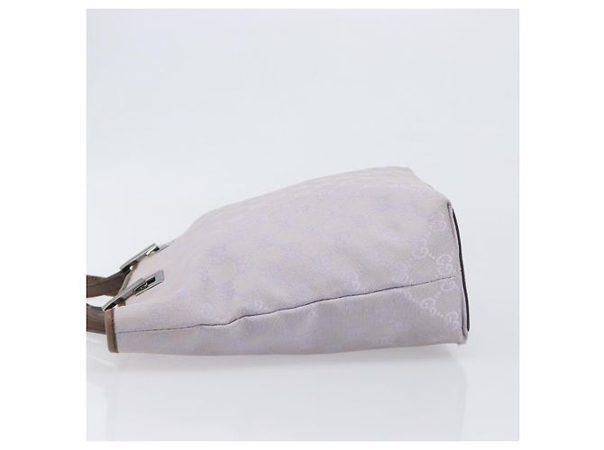 Borsa Tote GUCCI GG Canvas Lavende Silver 31244 Auth 200244 Argento Lavanda - vista 5