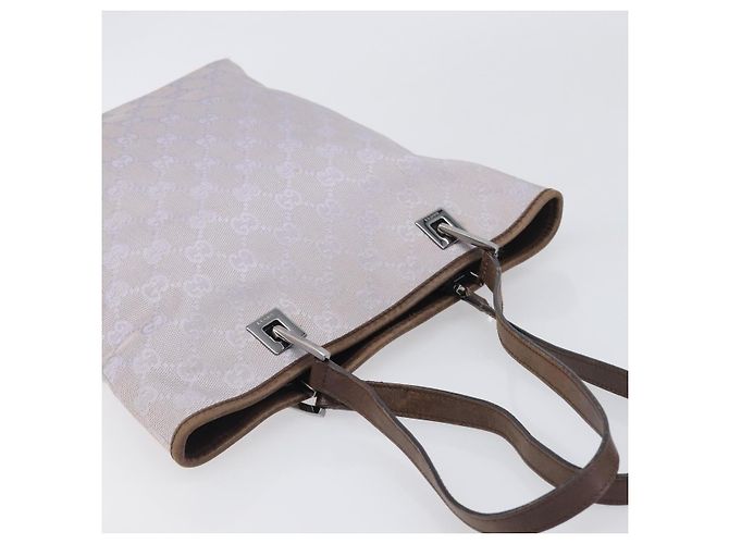 Borsa Tote GUCCI GG Canvas Lavende Silver 31244 Auth 200244 Argento Lavanda - vista 6