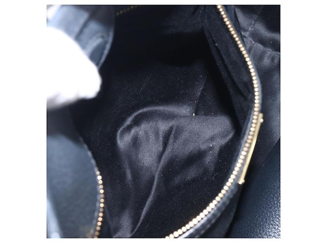 Borsa a mano Miu Miu in pelle 2way Nero Oro Auth 199190A D'oro - vista 22
