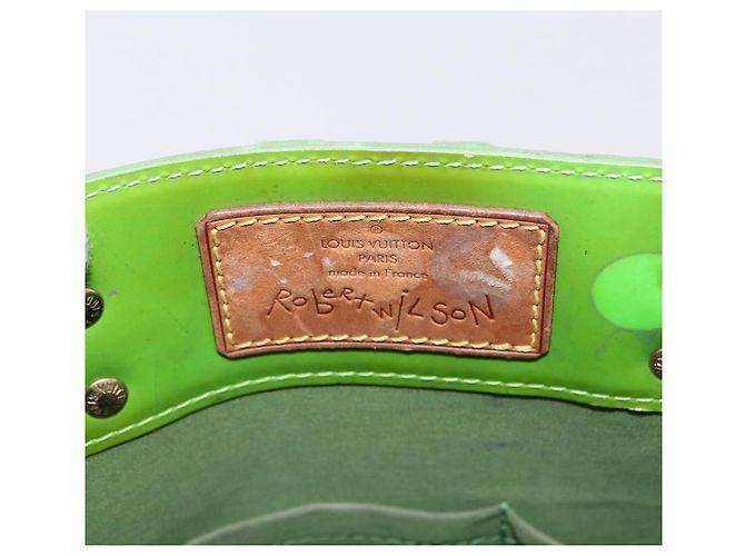 LOUIS VUITTON Monogram Vernis Fluo Reade MM Hand Bag Veil M91901 LV Auth 200640 - vista 19