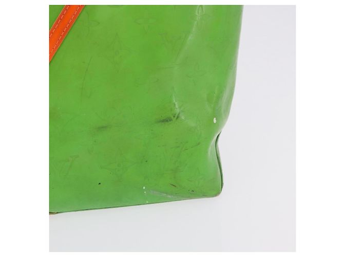 LOUIS VUITTON Monogram Vernis Fluo Reade MM Hand Bag Veil M91901 LV Auth 200640 - vista 3