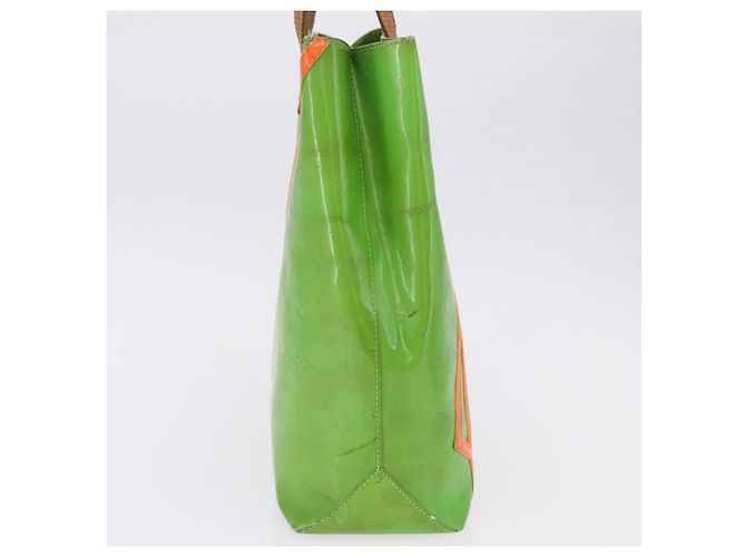 LOUIS VUITTON Monogram Vernis Fluo Reade MM Hand Bag Veil M91901 LV Auth 200640 - vista 4