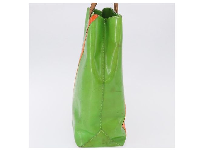 LOUIS VUITTON Monogram Vernis Fluo Reade MM Hand Bag Veil M91901 LV Auth 200640 - vista 5