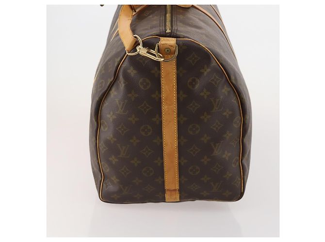 LOUIS VUITTON Monogram Keepall Bandouliere 60 Boston Bag M41412 LV Auth 199628 Monogramma - vista 4