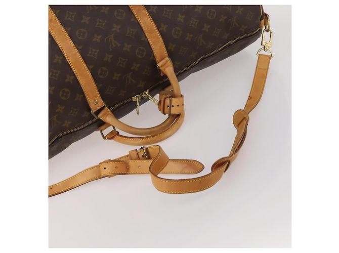 LOUIS VUITTON Monogram Keepall Bandouliere 60 Boston Bag M41412 LV Auth 199628 Monogramma - vista 7