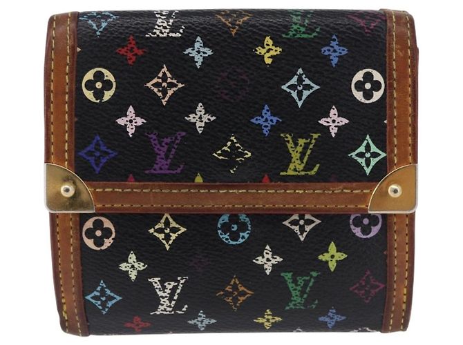 LOUIS VUITTON Multicolor Porte Monnaie Bier Cartes Crdit M92984 Auth 198561 Nero - vista 13