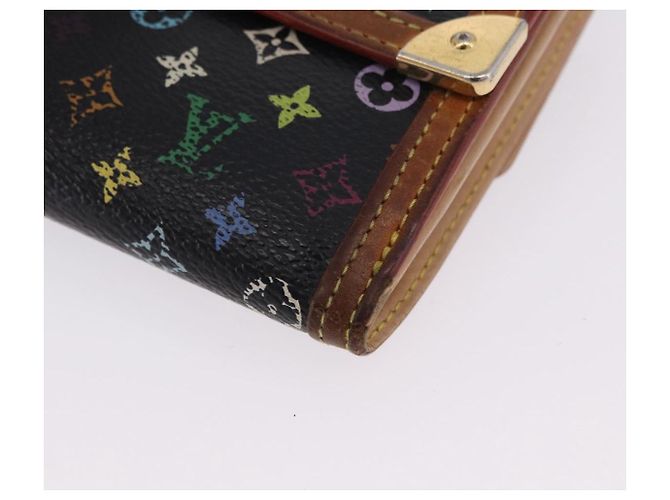 LOUIS VUITTON Multicolor Porte Monnaie Bier Cartes Crdit M92984 Auth 198561 Nero - vista 14