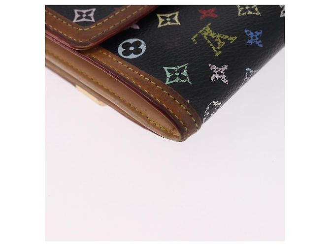 LOUIS VUITTON Multicolor Porte Monnaie Bier Cartes Crdit M92984 Auth 198561 Nero - vista 15