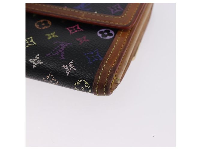 LOUIS VUITTON Multicolor Porte Monnaie Bier Cartes Crdit M92984 Auth 198561 Nero - vista 16