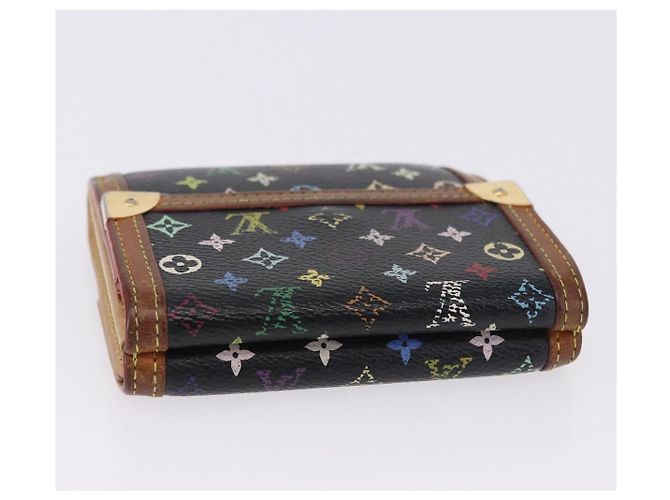 LOUIS VUITTON Multicolor Porte Monnaie Bier Cartes Crdit M92984 Auth 198561 Nero - vista 5