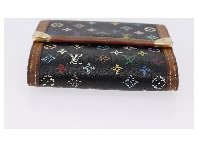 LOUIS VUITTON Multicolor Porte Monnaie Bier Cartes Crdit M92984 Auth 198561 Nero - vista 6