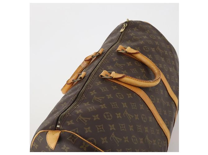 LOUIS VUITTON Monogram Keepall 55 Boston Bag M41424 LV Auth 196101 Monogramma - vista 6