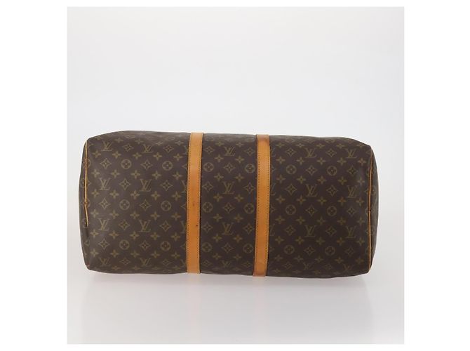 LOUIS VUITTON Monogram Keepall 55 Boston Bag M41424 LV Auth 196101 Monogramma - vista 9