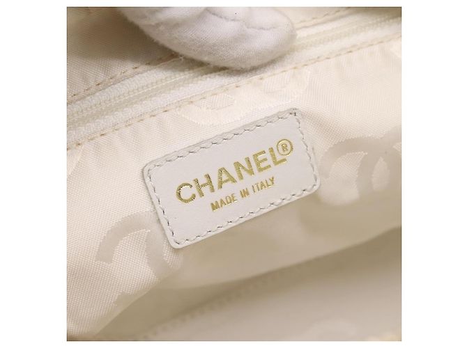 Bolsa de ombro CHANEL COCO Mark Chain em couro caviar com CC ouro branco Auth yk20859V Dourado - vista 15
