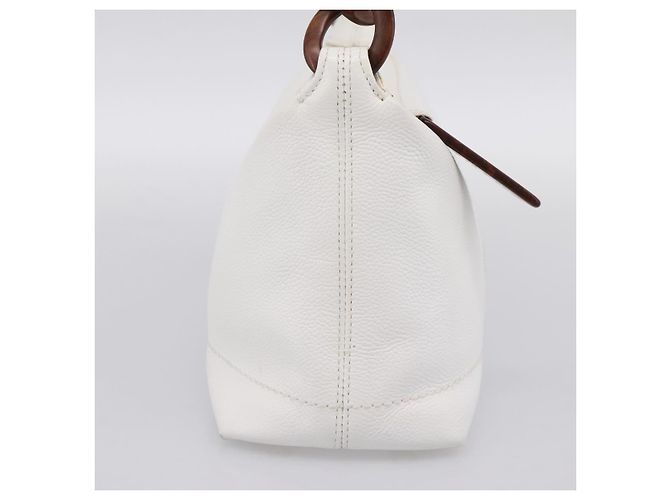 Bolsa de ombro CHANEL COCO Mark Chain em couro caviar com CC ouro branco Auth yk20859V Dourado - vista 4
