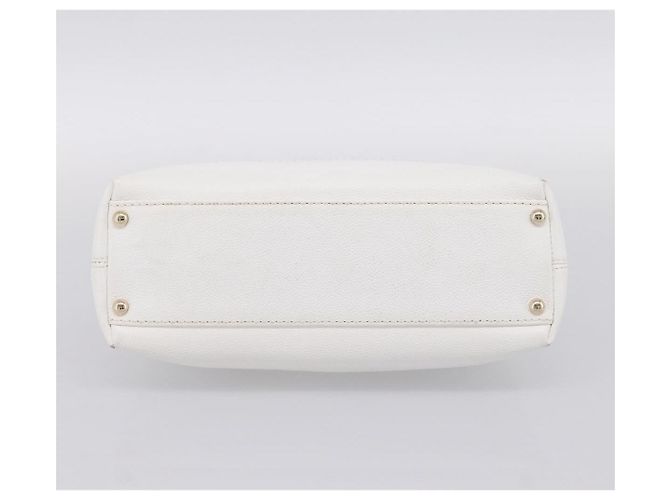 Bolsa de ombro CHANEL COCO Mark Chain em couro caviar com CC ouro branco Auth yk20859V Dourado - vista 9
