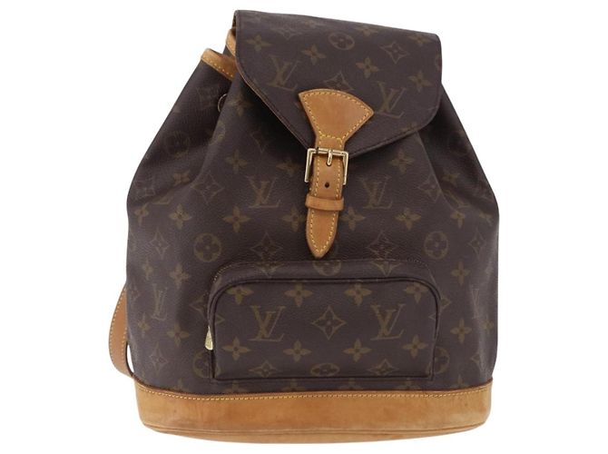 Zaino LOUIS VUITTON Monogram Montsouris MM M51136 LV Auth 196437A Monogramma - vista 13