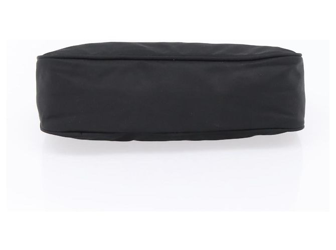 PRADA Accessory Pouch Nylon Black Silver Auth 198964 Silvery - view 9