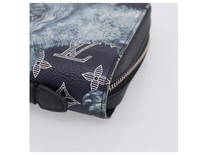 LOUIS VUITTON Monogram savanna Zippy XL Long Wallet Navy M66624 Auth yk20717SAM Blu navy - vista 14