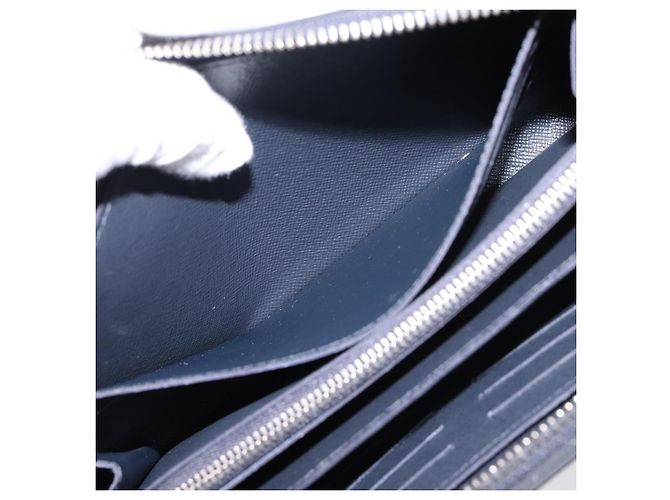 LOUIS VUITTON Monogram savanna Zippy XL Long Wallet Navy M66624 Auth yk20717SAM Blu navy - vista 20