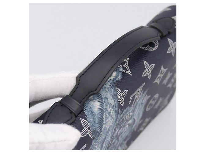 LOUIS VUITTON Monogram savanna Zippy XL Long Wallet Navy M66624 Auth yk20717SAM Blu navy - vista 7