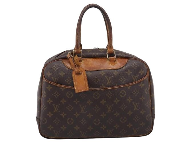 Borsa a mano LOUIS VUITTON Monogram Deauville M47270 LV Auth BA15353 Monogramma - vista 13