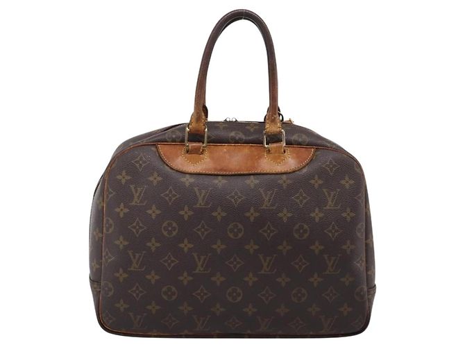 Borsa a mano LOUIS VUITTON Monogram Deauville M47270 LV Auth BA15353 Monogramma - vista 2