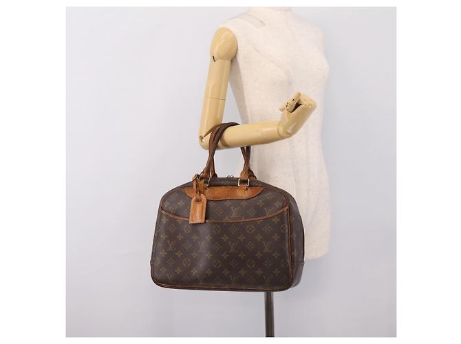 Borsa a mano LOUIS VUITTON Monogram Deauville M47270 LV Auth BA15353 Monogramma - vista 24