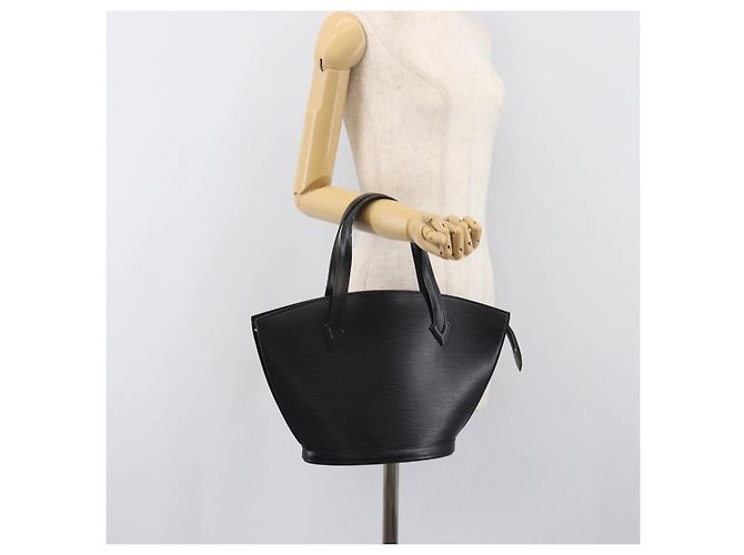 LOUIS VUITTON Epi Saint Jacques Shopping Shoulder Bag Black M52272 Auth yk20759 Nero - vista 23