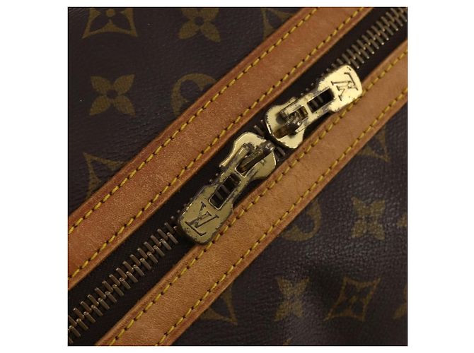 LOUIS VUITTON Monogram Sac Souple 45 Boston Bag M41624 LV Auth 198506A Monogramma - vista 10