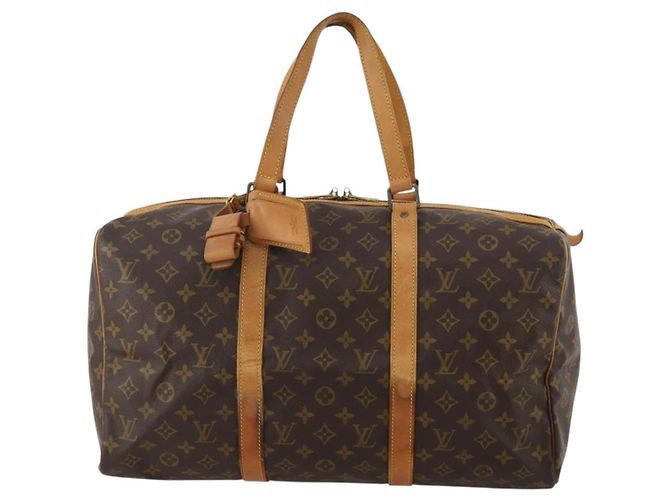 LOUIS VUITTON Monogram Sac Souple 45 Boston Bag M41624 LV Auth 198506A Monogramma - vista 13