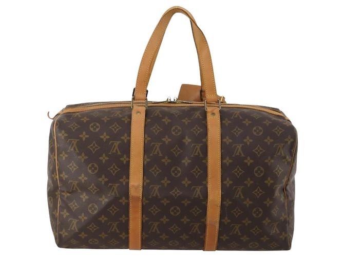 LOUIS VUITTON Monogram Sac Souple 45 Boston Bag M41624 LV Auth 198506A Monogramma - vista 2