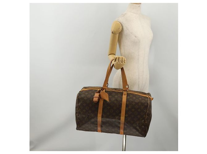 LOUIS VUITTON Monogram Sac Souple 45 Boston Bag M41624 LV Auth 198506A Monogramma - vista 22