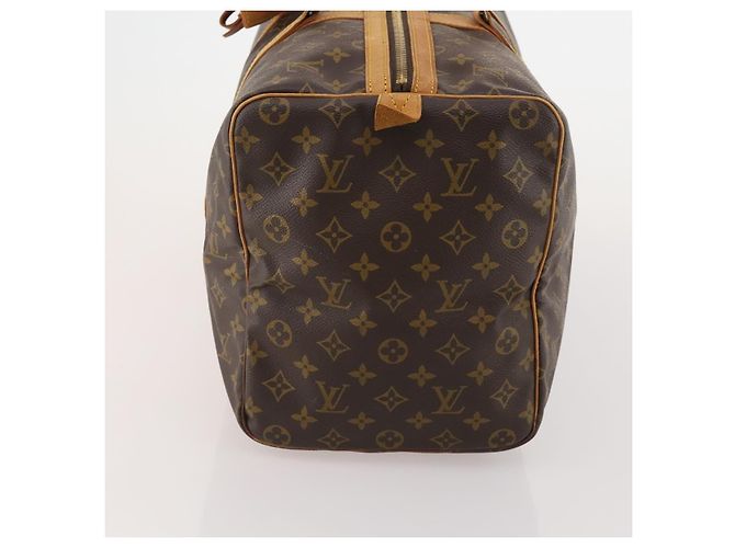 LOUIS VUITTON Monogram Sac Souple 45 Boston Bag M41624 LV Auth 198506A Monogramma - vista 3