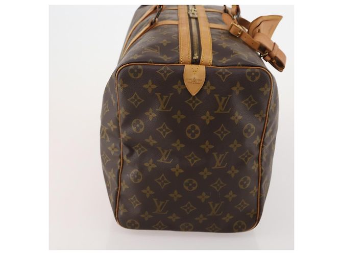 LOUIS VUITTON Monogram Sac Souple 45 Boston Bag M41624 LV Auth 198506A Monogramma - vista 4