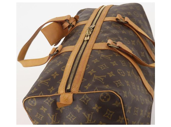 LOUIS VUITTON Monogram Sac Souple 45 Boston Bag M41624 LV Auth 198506A Monogramma - vista 6