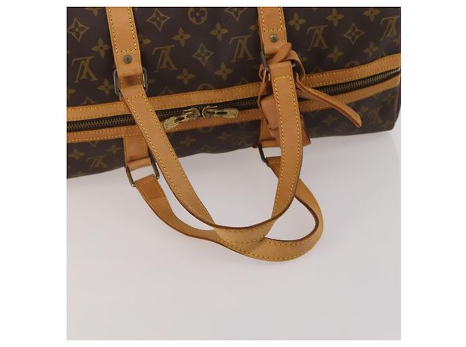 LOUIS VUITTON Monogram Sac Souple 45 Boston Bag M41624 LV Auth 198506A Monogramma - vista 7