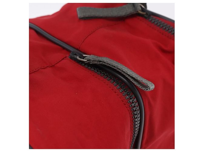 PRADA Sports Line Schuhtasche aus Nylon Rot authentisch bs36709 - Ansicht 16