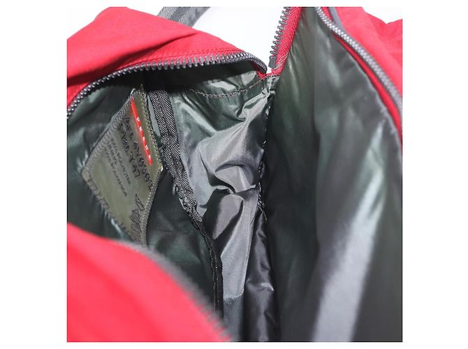 PRADA Sports Line Schuhtasche aus Nylon Rot authentisch bs36709 - Ansicht 19