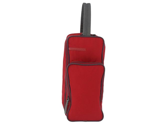 PRADA Sports Line Schuhtasche aus Nylon Rot authentisch bs36709 - Ansicht 2