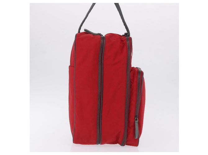 PRADA Sports Line Schuhtasche aus Nylon Rot authentisch bs36709 - Ansicht 5