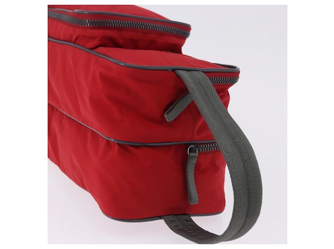 PRADA Sports Line Schuhtasche aus Nylon Rot authentisch bs36709 - Ansicht 6