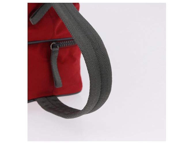 PRADA Sports Line Schuhtasche aus Nylon Rot authentisch bs36709 - Ansicht 7