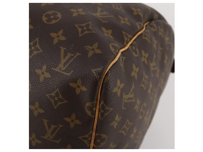 LOUIS VUITTON Monogram Keepall 55 Boston Bag M41424 LV Auth 195358 Monogramma - vista 10