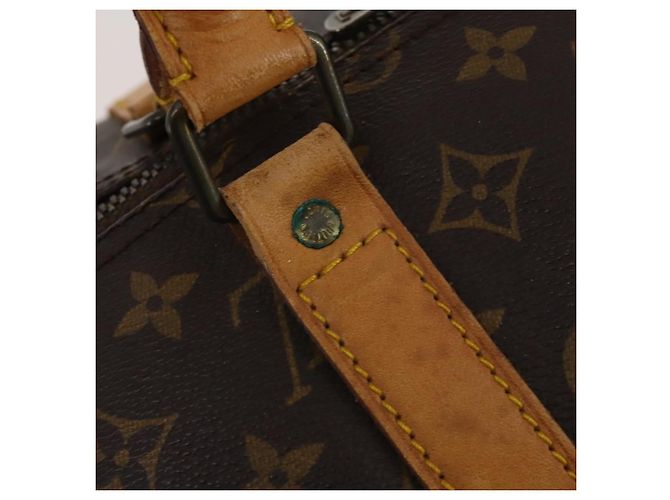 LOUIS VUITTON Monogram Keepall 55 Boston Bag M41424 LV Auth 195358 Monogramma - vista 14