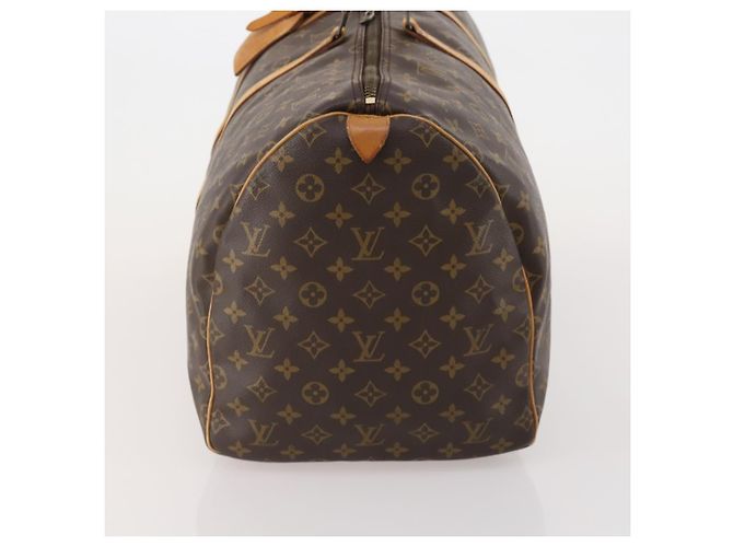 LOUIS VUITTON Monogram Keepall 55 Boston Bag M41424 LV Auth 195358 Monogramma - vista 4
