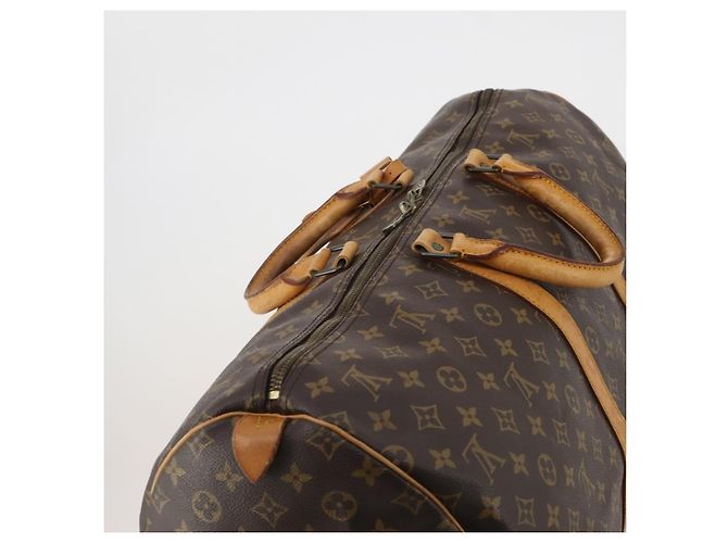 LOUIS VUITTON Monogram Keepall 55 Boston Bag M41424 LV Auth 195358 Monogramma - vista 6
