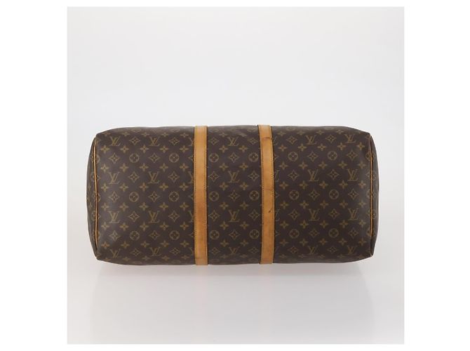 LOUIS VUITTON Monogram Keepall 55 Boston Bag M41424 LV Auth 195358 Monogramma - vista 9